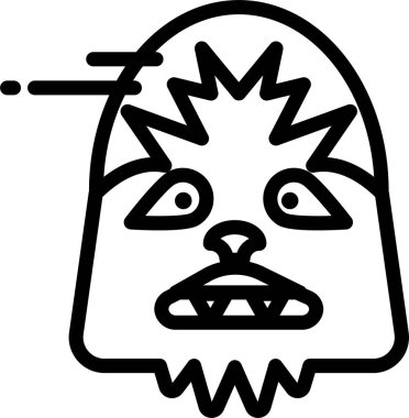 kızgın. Web simgesi basit tasarım