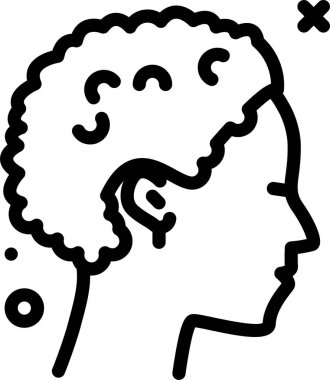 Avatar simgesi, vektör illüstrasyonu