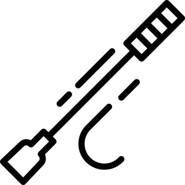 Hortum. Web simgesi basit illüstrasyon