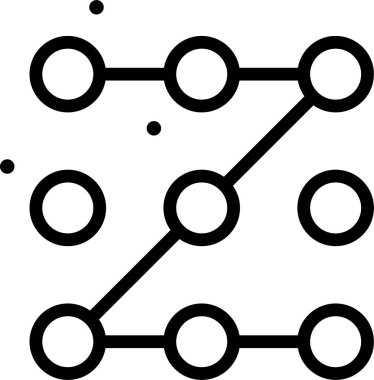 soyut şekiller simge, vektör illüstrasyonu beyaz arkaplan üzerinde izole 