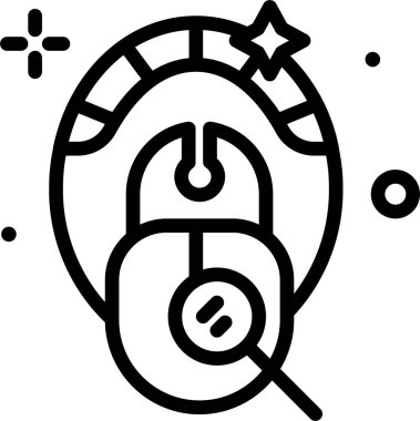 Diş çizgisi simgesi, vektör illüstrasyonu beyaz arkaplanda izole edildi  