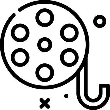 Yemek. Web simgesi basit illüstrasyon