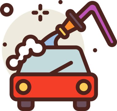 - Araba. Web simgesi basit illüstrasyon