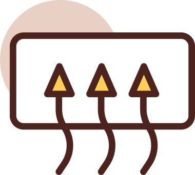 Taşıma konsepti Web simgesi basit illüstrasyon