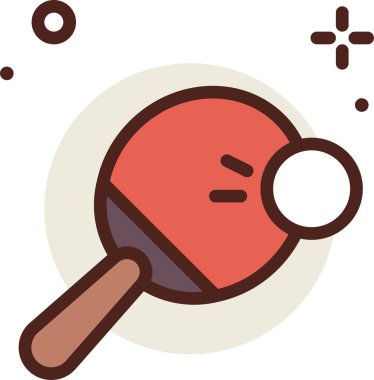 Dondurma ikonu. Beyaz arkaplanda izole edilmiş web tasarımı için tenis topu vektör simgelerinin çizgi filmi