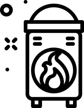 Çamaşır makinesi. Basit tasarım