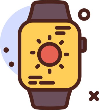 Akıllı çocuk. Web simgesi basit illüstrasyon