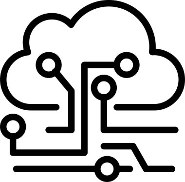 Bulut hesaplama. Web simgesi
