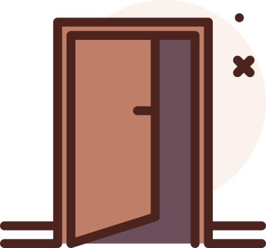 ev simgesi, vektör illüstrasyonu