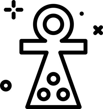 Noel 'de. Web simgesi basit illüstrasyon