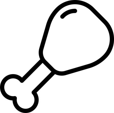 Yemek. Web simgesi basit illüstrasyon