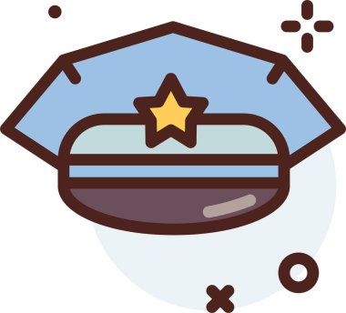 Law web simgesi, basit vektör illüstrasyonu 