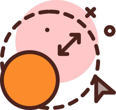 Çikolata parçacıklı tatlı bir çörek.