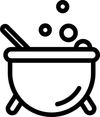 Korku Ağı simgesi, basit vektör illüstrasyonu