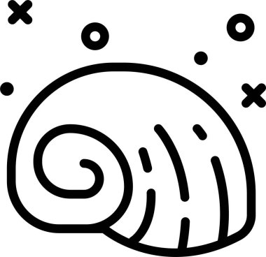 Ay. Web simgesi basit illüstrasyon