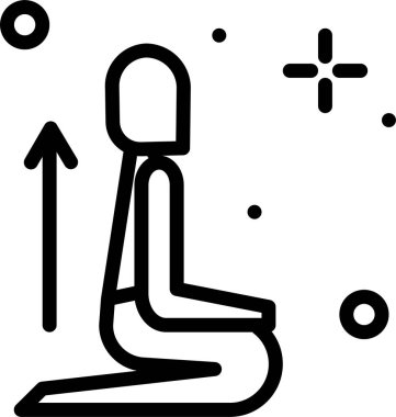 Bir kadının vektör illüstrasyonu