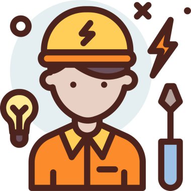 Avatar simgesi, vektör illüstrasyonu