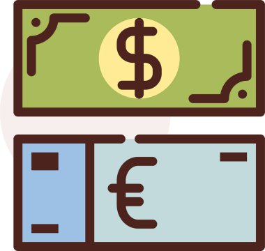 Kişisel ve ticari kullanım için iş ve finans simgesi