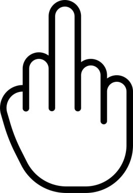 El hareketi simgesi, vektör illüstrasyonu