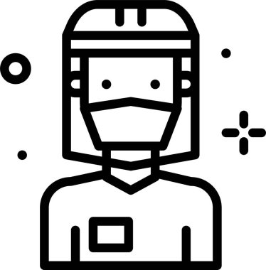 robot. Web simgesi basit illüstrasyon