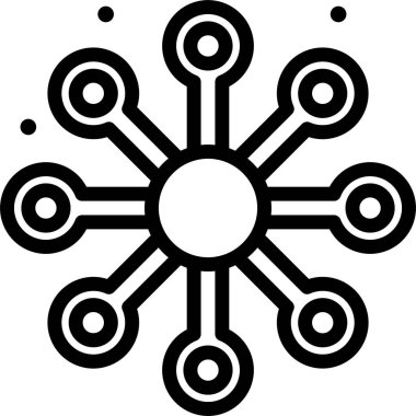 soyut şekiller simge, vektör illüstrasyonu beyaz arkaplan üzerinde izole 