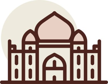 Cami. Web simgesi basit tasarım