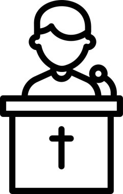 Çalışan. Web simgesi basit illüstrasyon