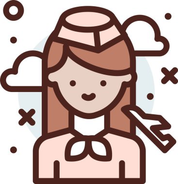 Avatar simgesi, vektör illüstrasyonu