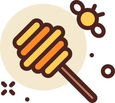 Tatlım. Web simgesi basit illüstrasyon