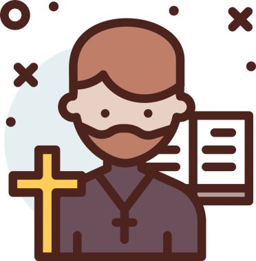 Avatar simgesi, vektör illüstrasyonu