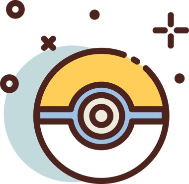 karakter web simgesi, basit vektör illüstrasyonu 