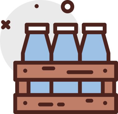 Yemek. Web simgesi basit illüstrasyon