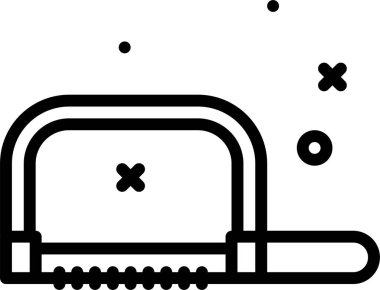 Gıda ve teknoloji ikonunun vektör illüstrasyonu