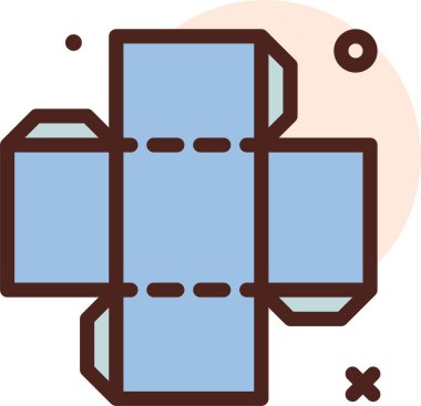 kamp web simgesi, basit vektör illüstrasyonu