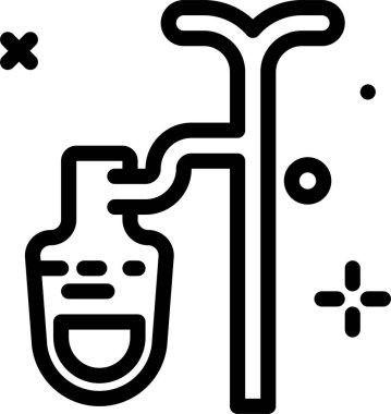 tıbbi ağ simgesi, basit vektör illüstrasyonu beyaz arkaplanda izole edildi 