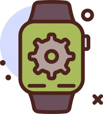 Ayarlar. Web simgesi basit illüstrasyon