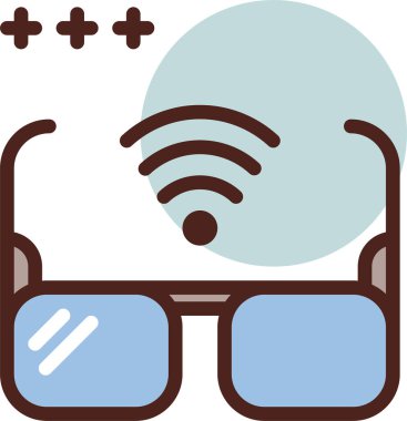 Kablosuz teknolojinin wifi simgesi, düz vektör çizimi 