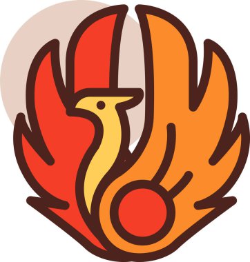 Bir kuşun vektör çizimi