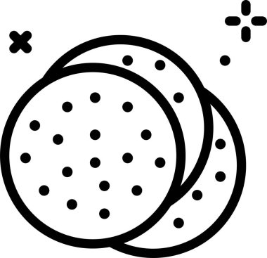 Bir karikatür yemeğinin vektör çizimi