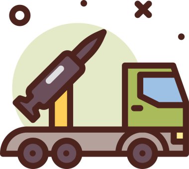 Teslimat. Web simgesi basit illüstrasyon