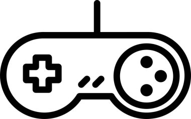 oyun web simgesi, basit vektör illüstrasyonu  