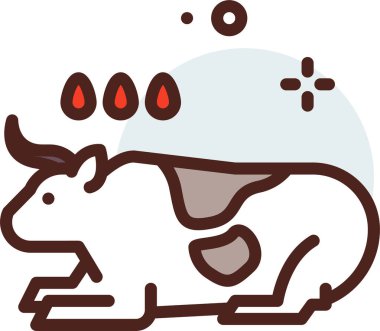 Güzel bir köpek çizimi.