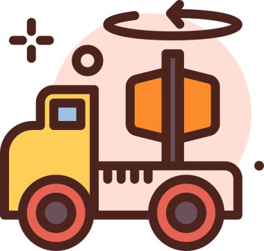 Bir arabanın karikatür çizimi