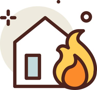 Mimari. Web simgesi basit illüstrasyon 