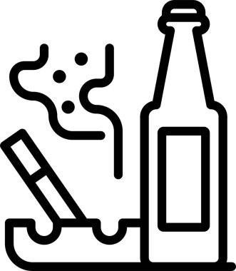 Bira. Web simgesi basit illüstrasyon