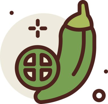 Palamut. Web simgesi basit illüstrasyon