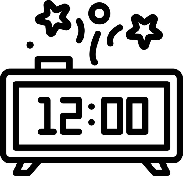 Countdown Web Icon Simple Illustration — Stock Vector