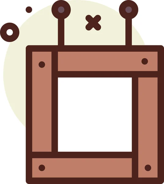 Frame Web Symbol Einfache Vektorillustration — Stockvektor