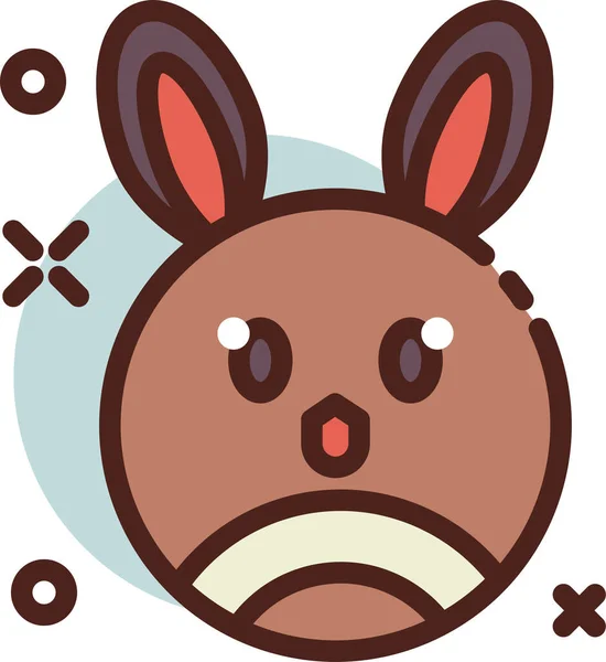Cute Rabbit Hat — Stock Vector