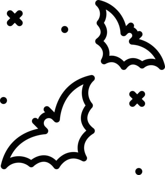 空飛ぶ鳥のベクトル図 — ストックベクタ